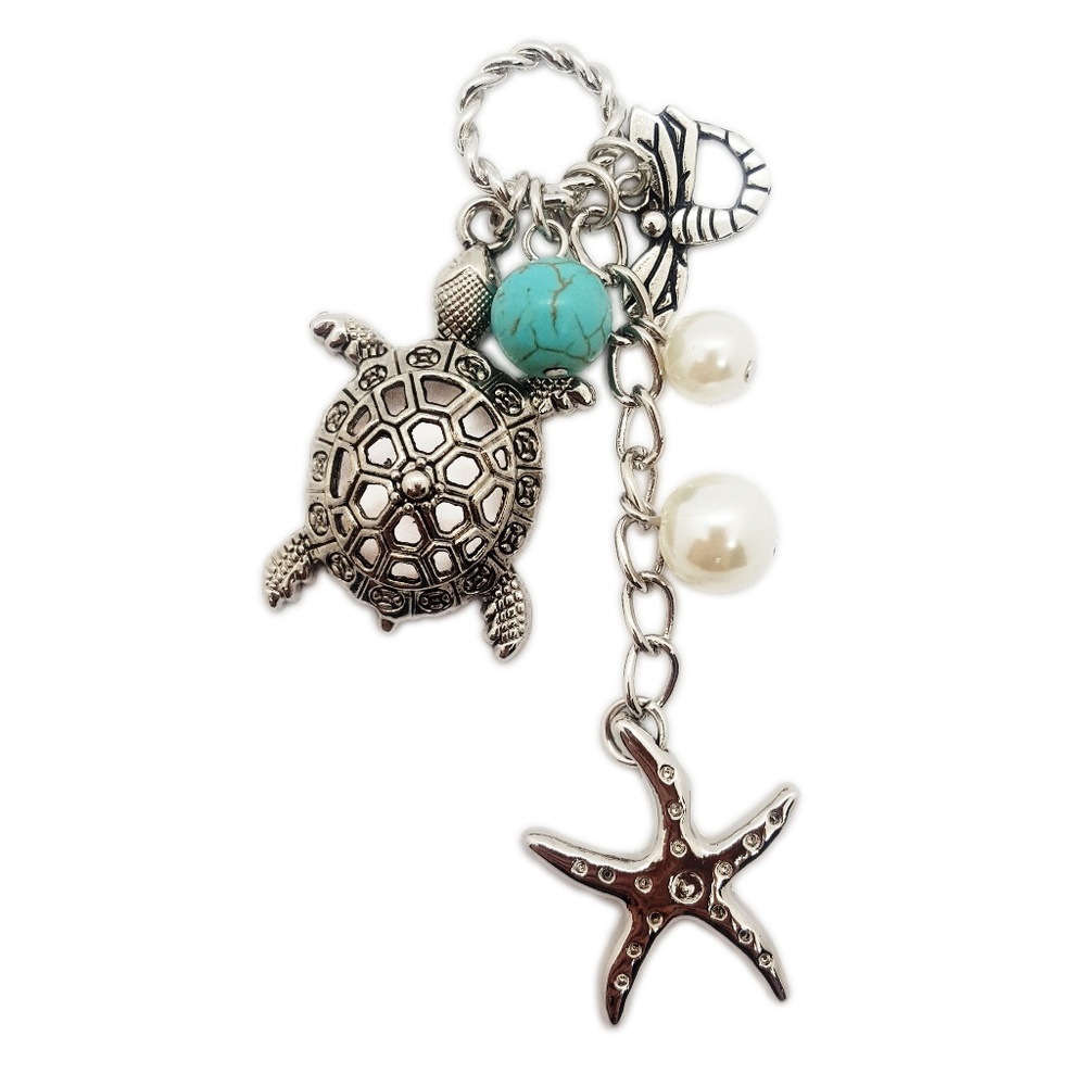 Sea Life Pendant or Key chain dangle -